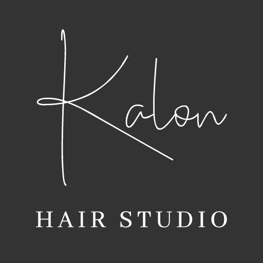 Kalon Hair Studio black and white logo